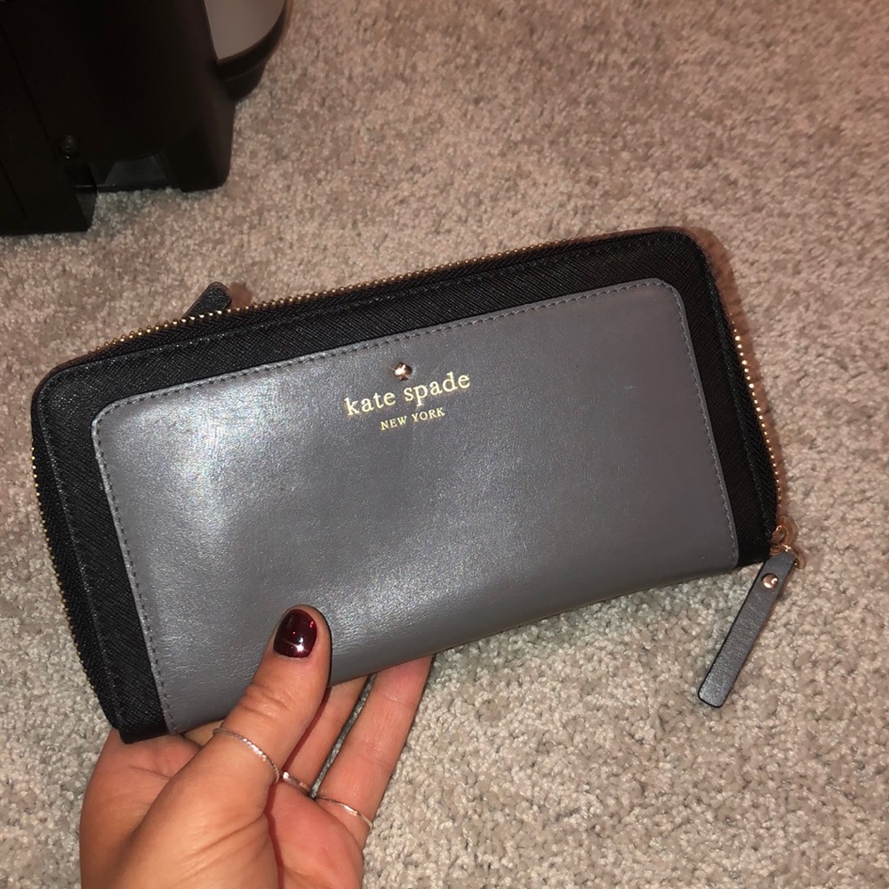 Kate space black & grey wallet